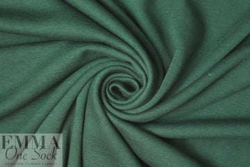 bamboo/cotton fleece-back knit - pine .75 yds