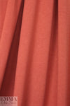 bamboo/cotton fleece-back knit - dusty orange 1.25 yds