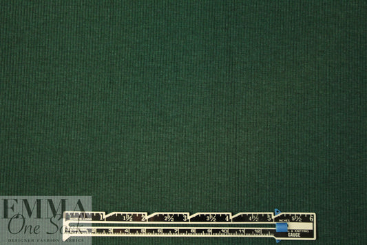 bamboo/cotton circular tube ribbing - pine .5 yds