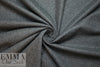 Italian felted wool coating - charcoal