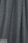 Italian felted wool coating - charcoal