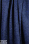 Italian wool/mohair blend coating - cobalt