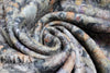 Italian textured wool blend fleece knit - butterfly dream 2.125 yd