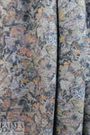 Italian textured wool blend fleece knit - butterfly dream 2.125 yd