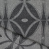 Etr0 all-wool geometric double cloth - charcoal gray .5 yds