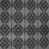 Etr0 all-wool geometric double cloth - charcoal gray .5 yds