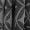 Etr0 all-wool geometric double cloth - charcoal gray .5 yds