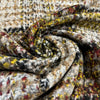 Italian 'plaid' wool/viscose blend coating - persian red/curry 3 yd