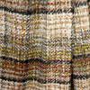 Italian 'plaid' wool/viscose blend coating - persian red/curry 3 yd