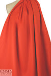 wool/angora/cashmere blend doublecloth - hot orange
