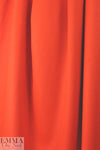 wool/angora/cashmere blend doublecloth - hot orange