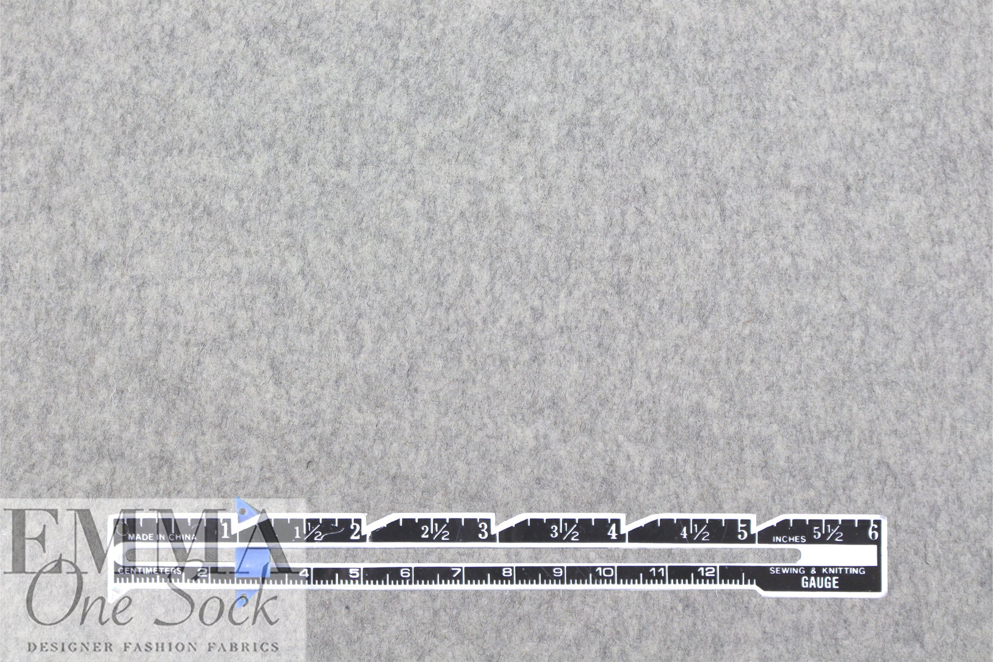 dolomite wool blend doublecloth coating - gray melange 1 yard