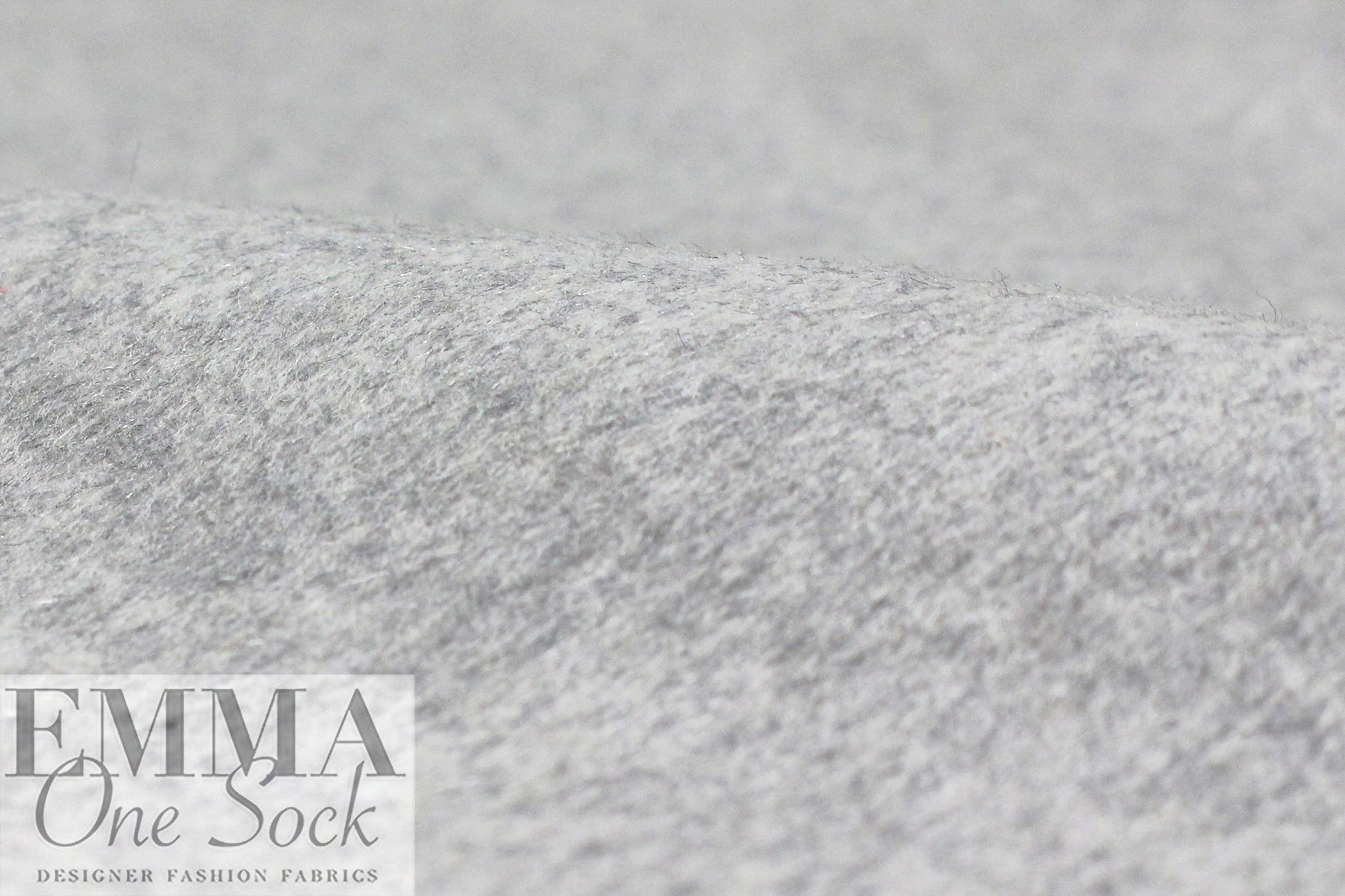 dolomite wool blend doublecloth coating - gray melange 2.5 yd