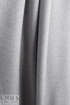 dolomite wool blend doublecloth coating - gray melange 1 yard