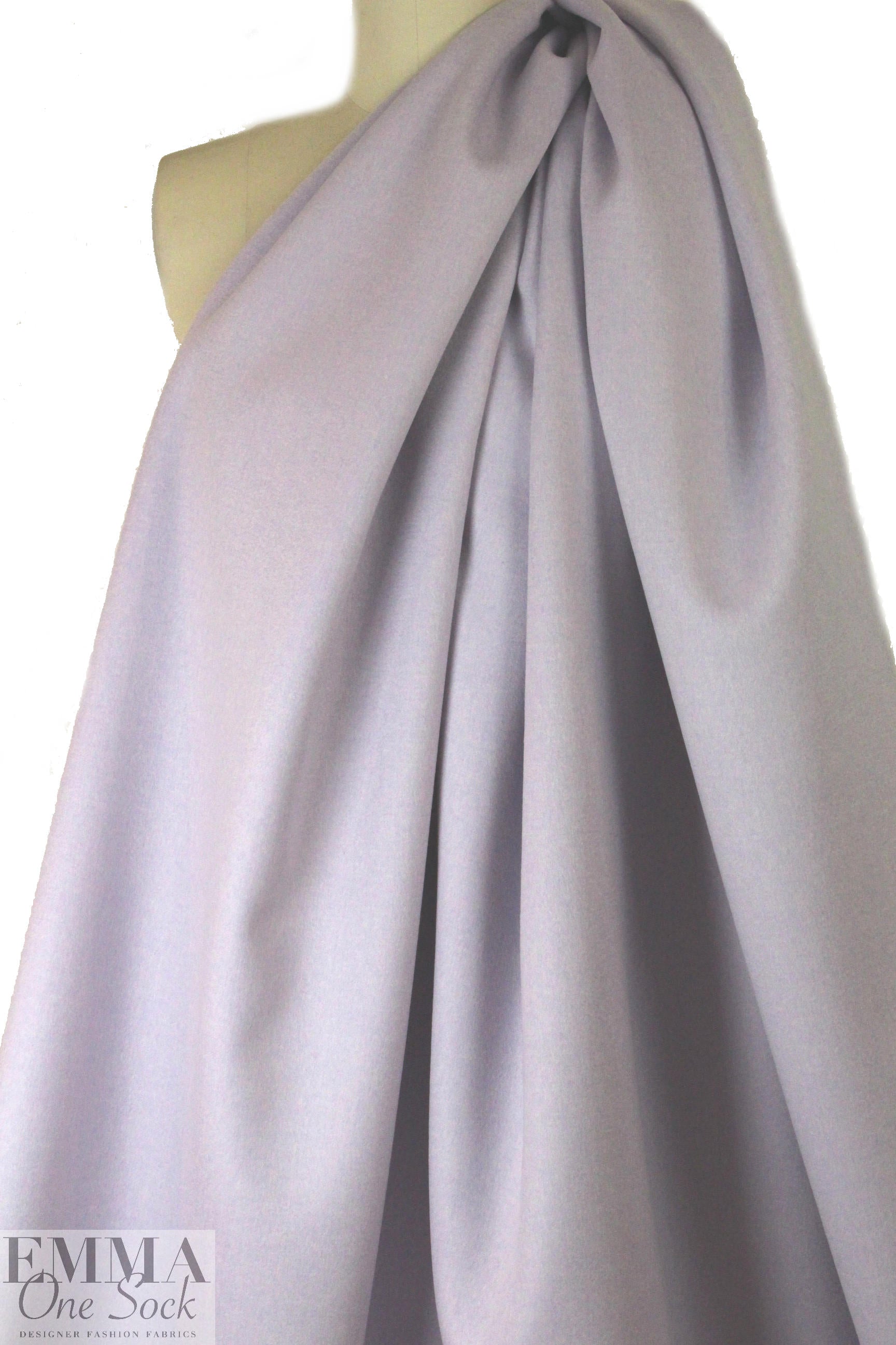 wool/angora/cashmere blend doublecloth - lavender