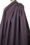 Italian wool/cashmere doublecloth - plum/spice 2.5 yd
