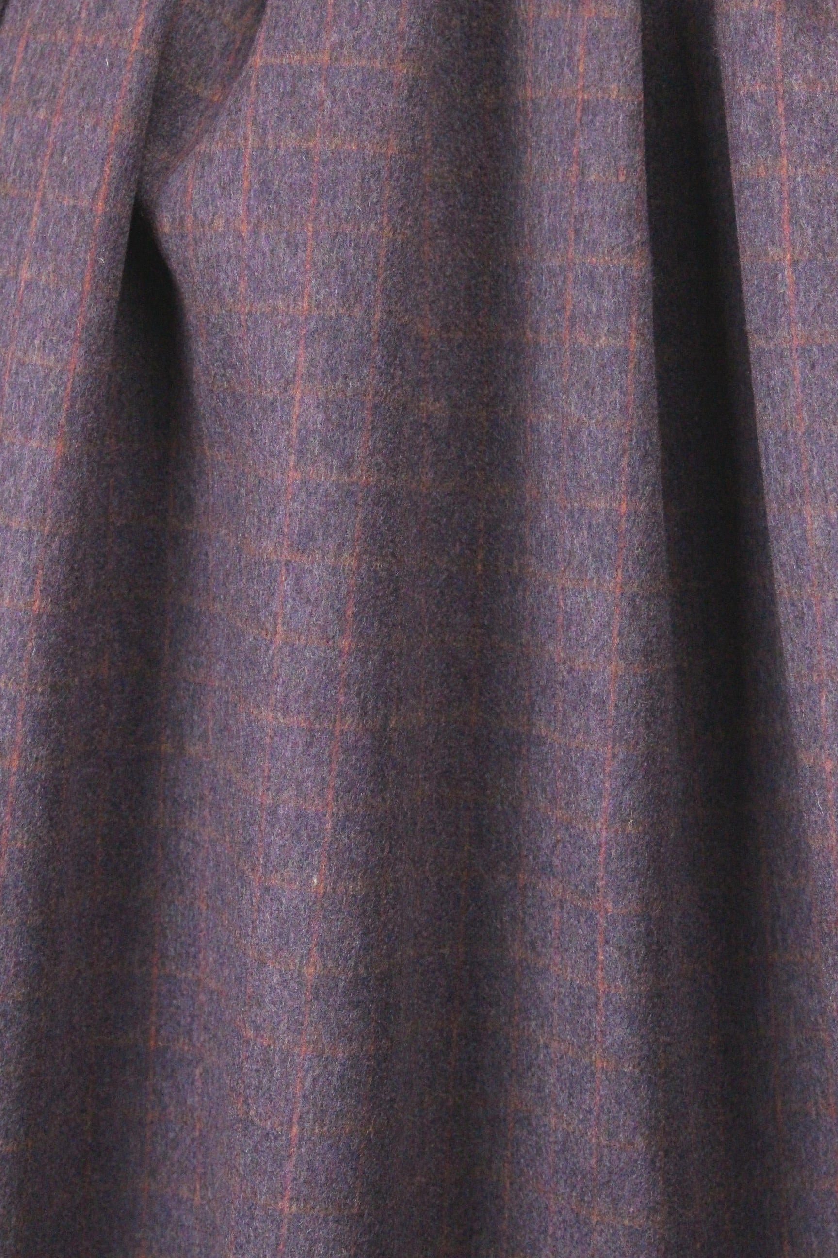 Italian wool/cashmere doublecloth - plum/spice 2.5 yd