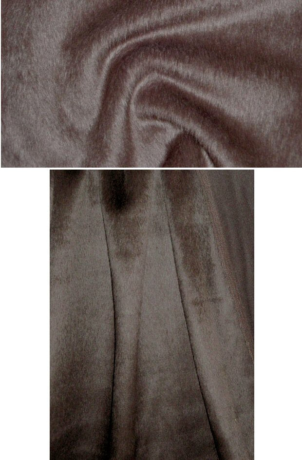 Ca1vin K. alpaca coating - dark chocolate 1.875 yd