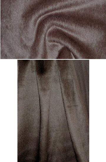 Ca1vin K. alpaca coating - dark chocolate 1.875 yd