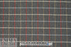 famous designer nubby wool windowpane - charcoal