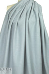 famous wool doubleface coating - dusty blue