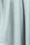famous wool doubleface coating - dusty blue