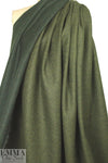 famous wool doubleface coating - forest herringbone 1.375 yds