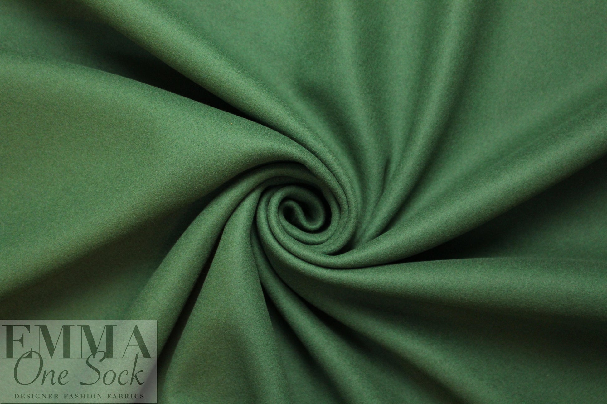 famous designer virgin wool blend coating - juniper