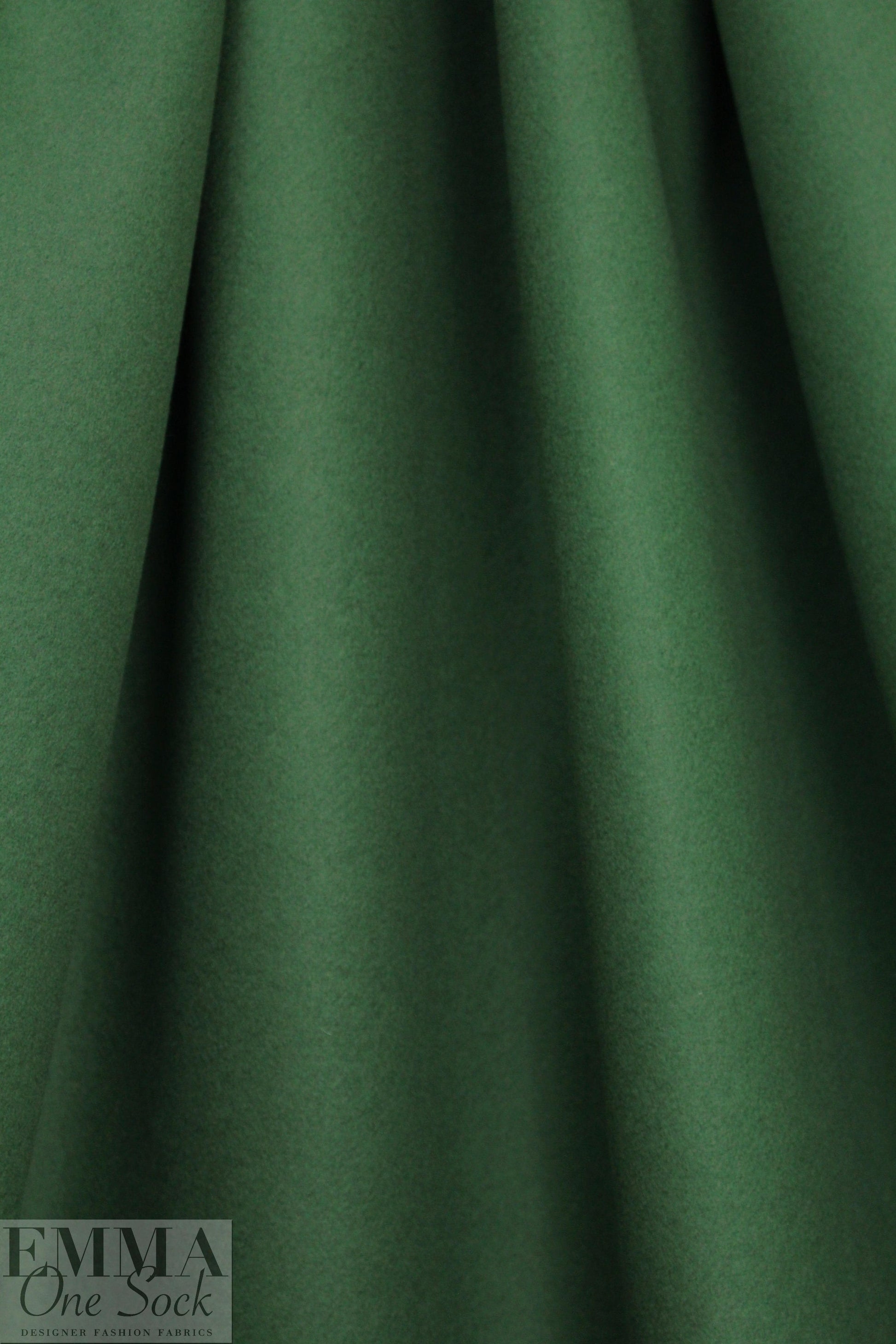 famous designer virgin wool blend coating - juniper