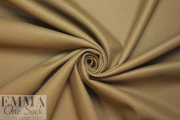 Italian virgin wool coating - ginger snap