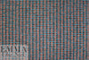 Italian wool blend fancy boucle' - cinnamon spice/peacock 1.5 yd