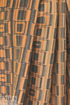 Italian mod graphic wool coating - spice/brown .75 yds