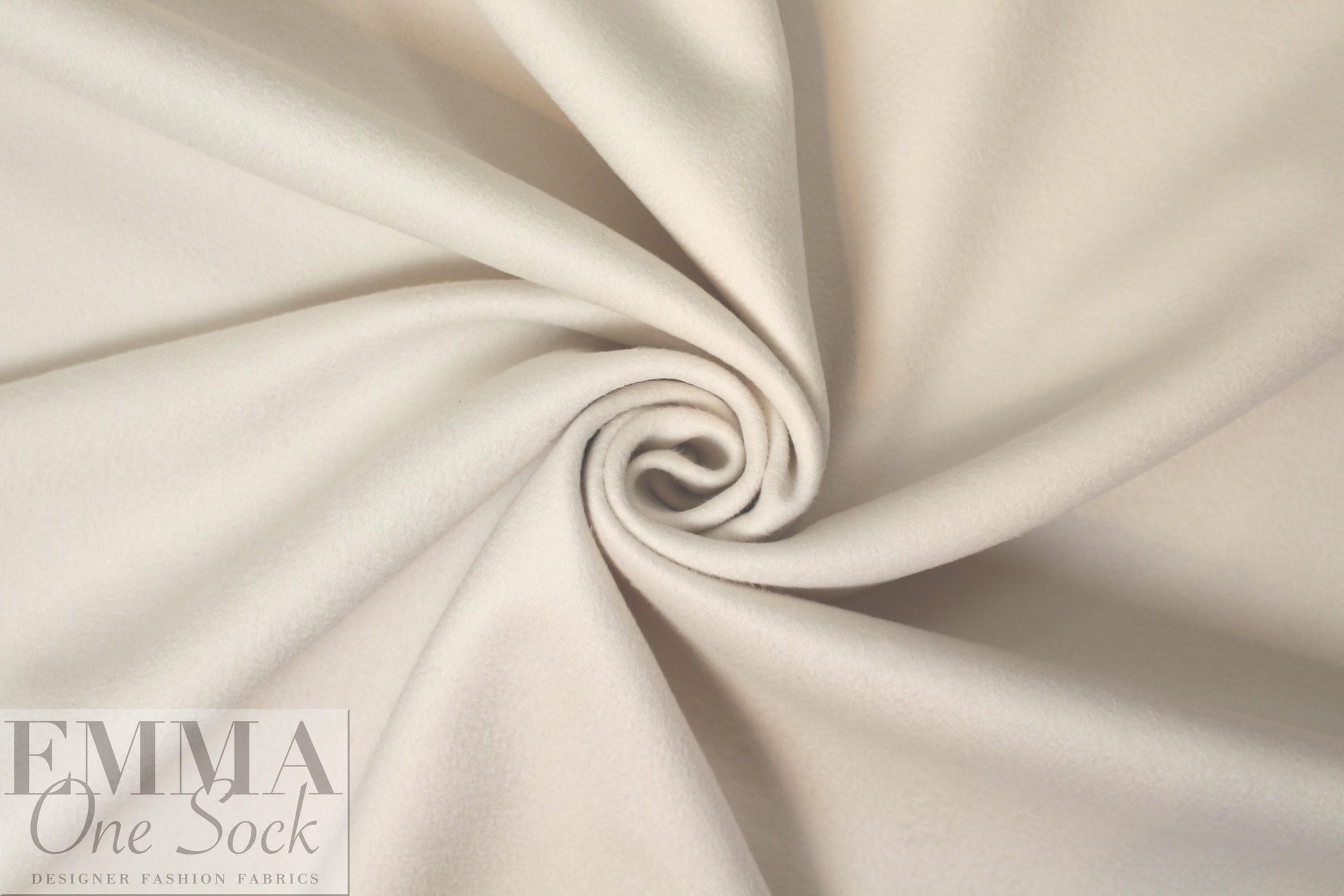 Italian wool/cashmere coating - alabaster 2.25 yds