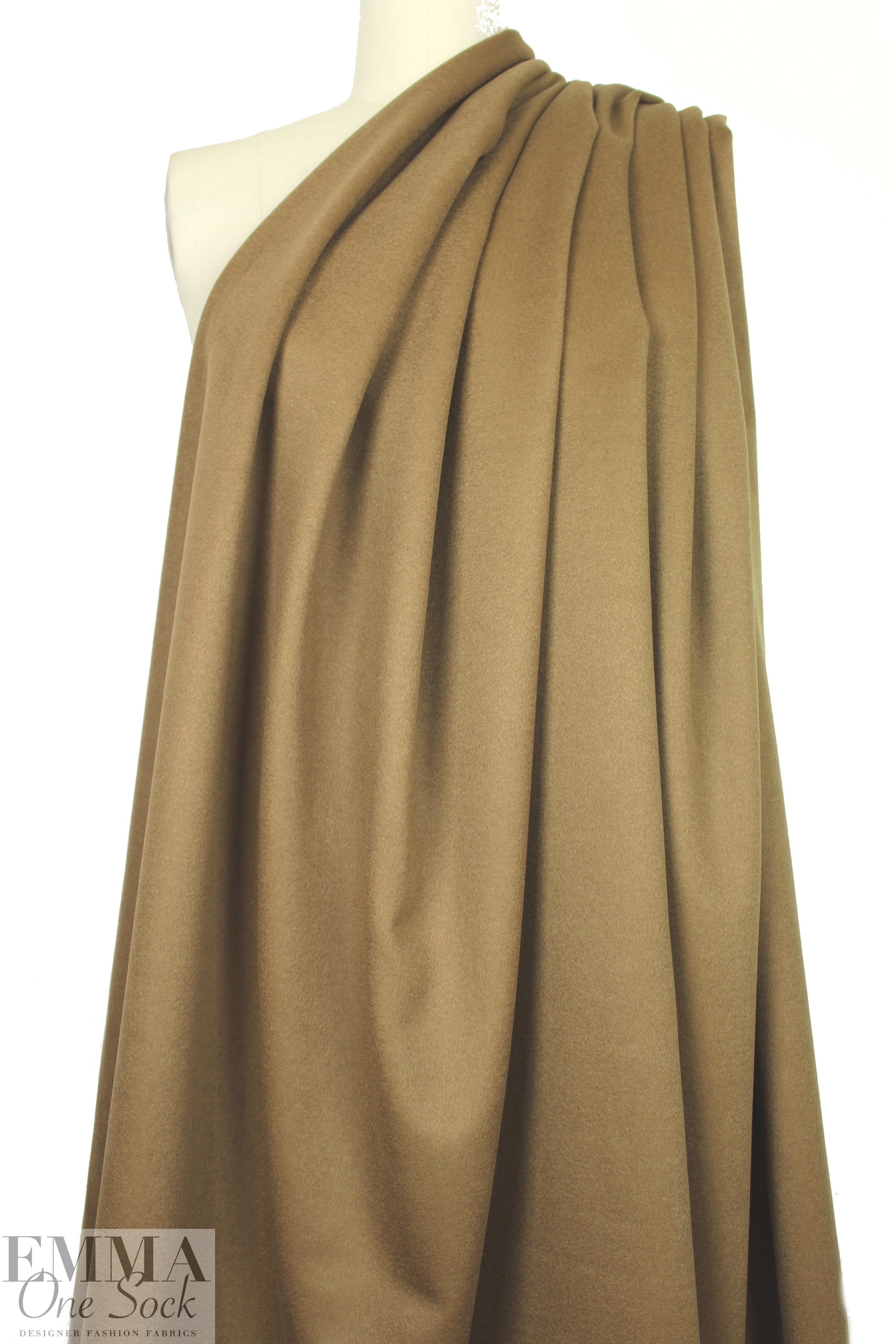 Italian wool/cashmere coating - toasty tan 2.625 yd