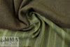 Italian olive stripe/bark doublecloth coating 2.5 yds