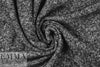 Italian black/white wool/cashmere herringbone coating 2.625 yd