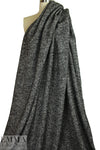 Italian black/white wool/cashmere herringbone coating 2 yd