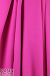NY designer woven wool coating - hot pink 1.75 yds