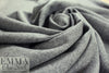 NY designer wool woven coating - light gray heather 2.375 yd