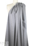 NY designer wool woven coating - light gray heather 2.25 yds
