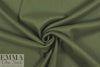 NY designer wool melton coating - loden