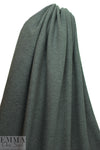 Italian boiled wool textured coating - charcoal