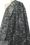Italian stylized jacquard animal design wool blend coating