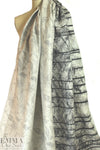 Italian woodland border woven jacquard coating