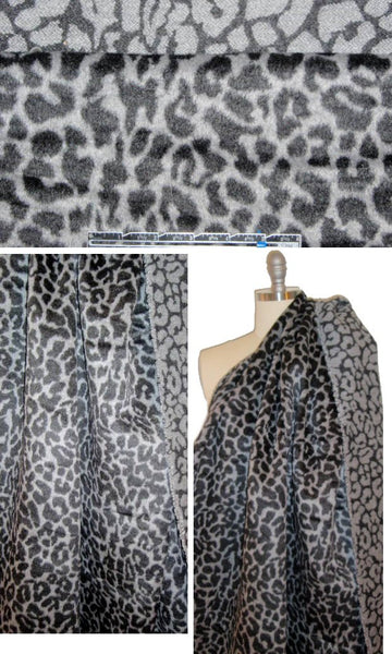 Rebecca Tayl0r animal 'fur' wool blend coating 2.33 yd