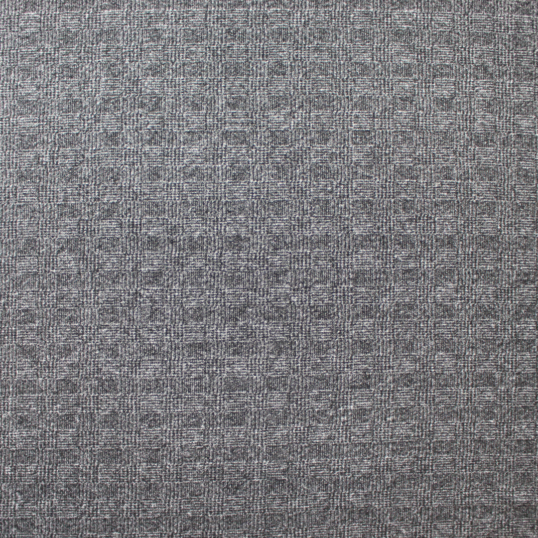 French glen plaid brushed wool knit coating 1 yard