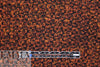Italian wool blend autumn boucle' - cinnamon spice/black 1 yard