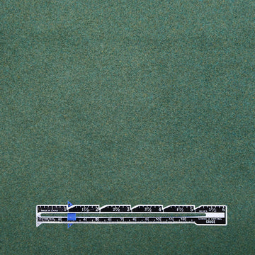 French woven wool blend coating - granite green heather 3 yd