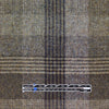 French woven plaid herringbone wool coating - earthtones .625 yds