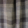 French woven plaid herringbone wool coating - earthtones .625 yds